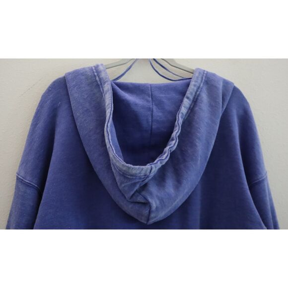 FP Movement OB2080058 Women's Sz S Blue Playbook Cropped Pullover Hoodie - Picture 5 of 11
